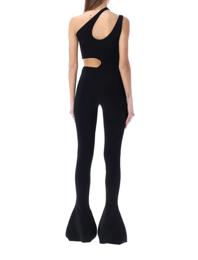 Shop Stella Mccartney Cut-out Long Jumpsuit In Black