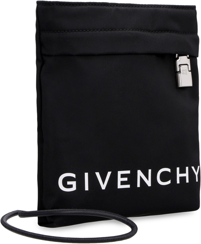 Shop Givenchy Nylon Messenger-bag In Black