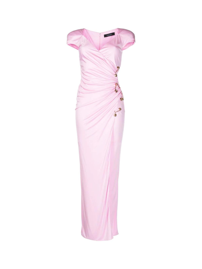 Shop Versace Gown In Light Pink