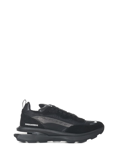 Shop Dsquared2 Wave Slash Sneakers In Black