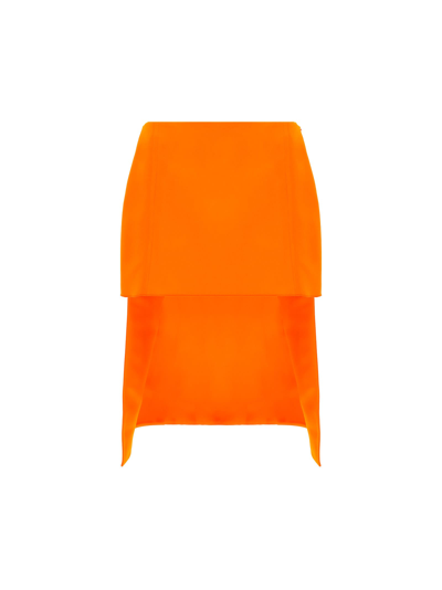Shop Prada Skirt In Arancio