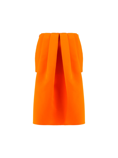 Shop Prada Skirt In Arancio