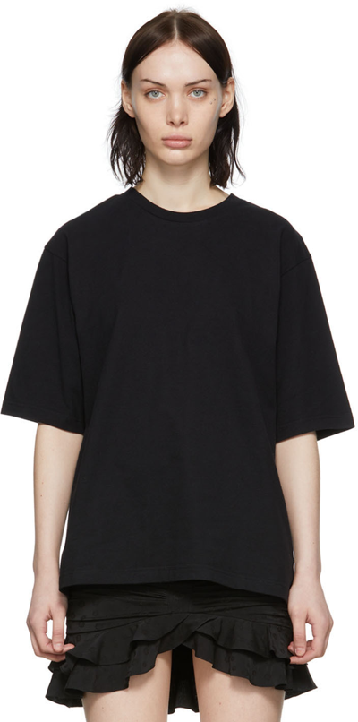Shop Isabel Marant Black Guizy T-shirt In 01bk Black