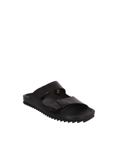 Shop Castaã±er Kant Chevron-webbing Strap Sandals In Black