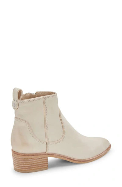 Shop Dolce Vita Able Bootie In Ivory Nubuck