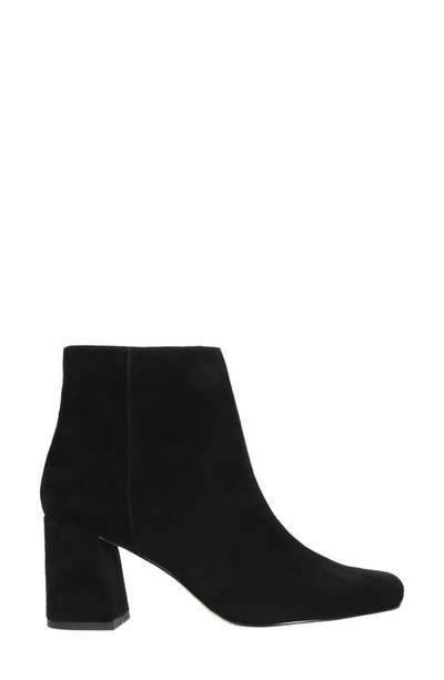 Bella Vita Wilma Bootie In Black Kid Suede