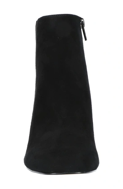 Bella Vita Wilma Bootie In Black Kid Suede
