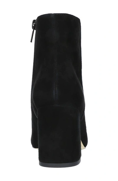 Bella Vita Wilma Bootie In Black Kid Suede