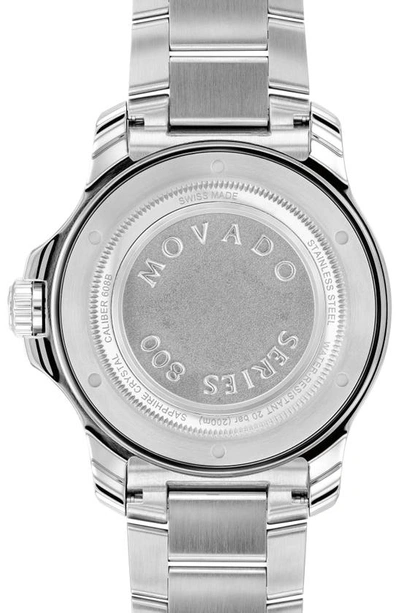 Shop Movado Series 800 Automatic Bracelet Watch, 42mm In Blue