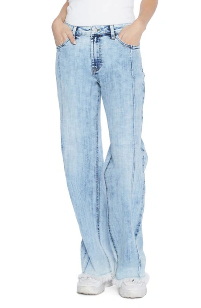 Shop Wash Lab Denim Wash Lab Blessed Relaxed Fit Jeans In Blue