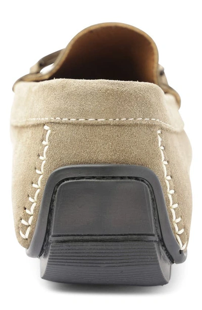 Bruno Magli Men's Xander Horse-bit Strap Leather Drivers In Taupe Suede
