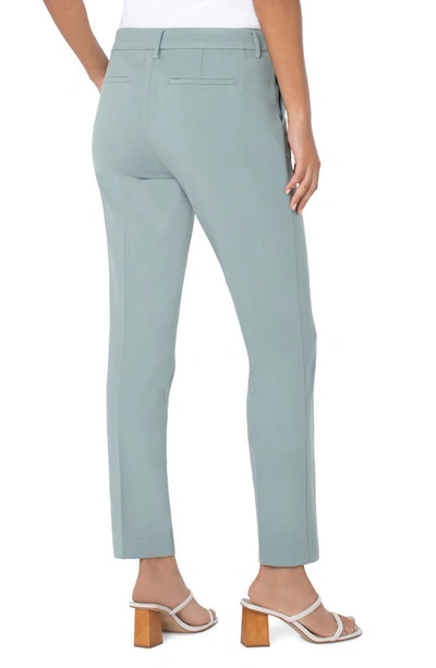 Shop Liverpool Kelsey Knit Trousers In Sea Green