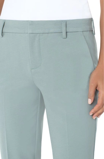 Shop Liverpool Kelsey Knit Trousers In Sea Green