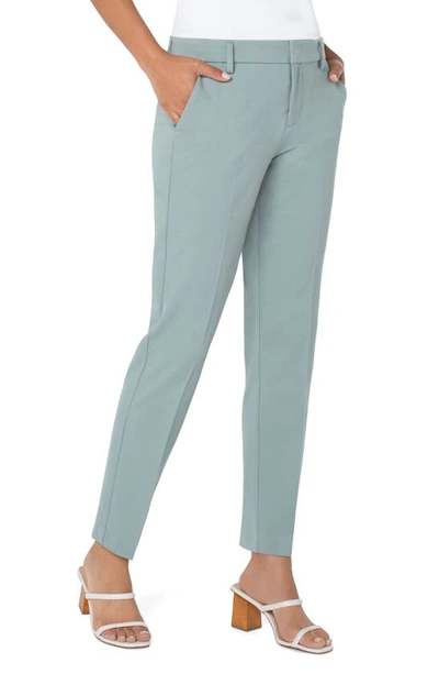 Shop Liverpool Kelsey Knit Trousers In Sea Green