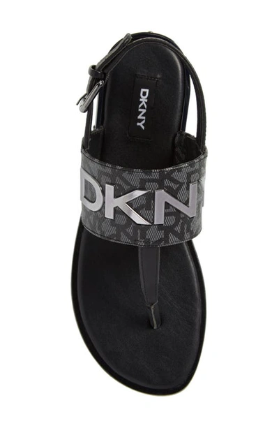 Shop Dkny Amber Slingback Sandal In Black
