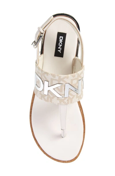 Shop Dkny Amber Slingback Sandal In Hemp