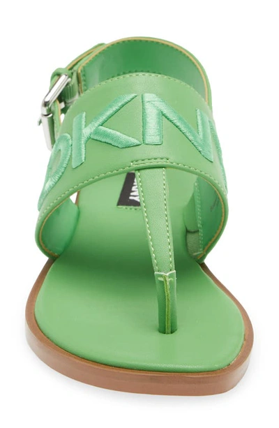 Shop Dkny Amber Slingback Sandal In Lime