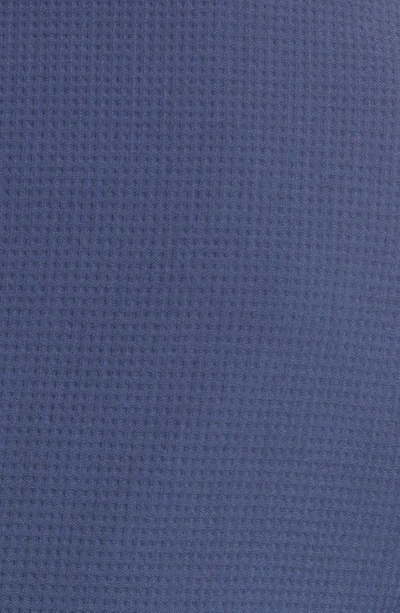 Shop Emporio Armani Rice Stitch Wool Blend Sport Jacket In Blue
