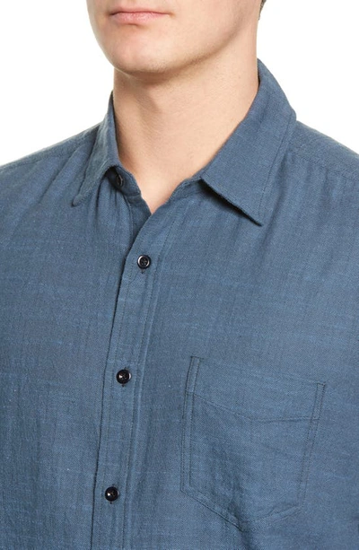 Shop Rails Wyatt Relaxed Fit Solid Button-up Shirt In Sea Blue
