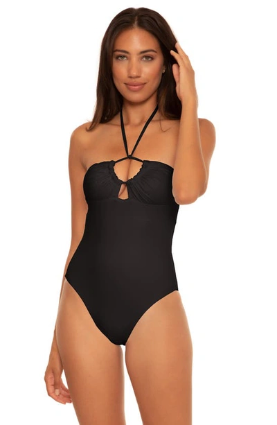 Becca Multiway One-piece Swimsuit In Black