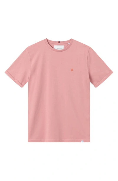 Shop Les Deux Nørregaard T-shirt In Ash Rose/ Orange