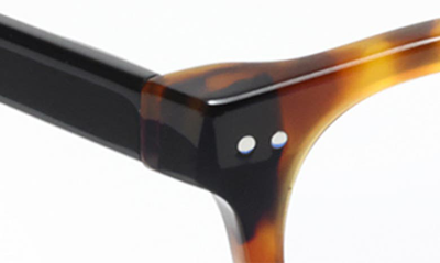 Shop Eyebobs Waylaid 46mm Blue Light Blocking Glasses In Orange Tort / Clear