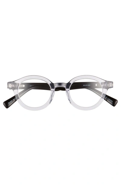Shop Eyebobs Tv Party 44mm Reading Glasses In Clear/black / Clear