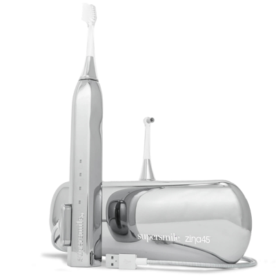 Shop Supersmile Zina45 Sonic Pulse Toothbrush - Silver Chrome