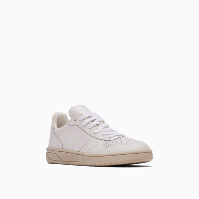 Shop Veja V-10 Sneakers Vx021270b In White
