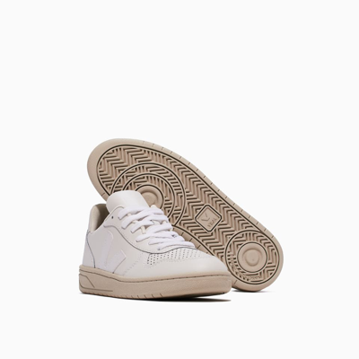 Shop Veja V-10 Sneakers Vx021270b In White