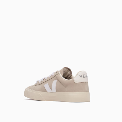 Shop Veja Campo Sneakers Cp0502485 In White/matcha
