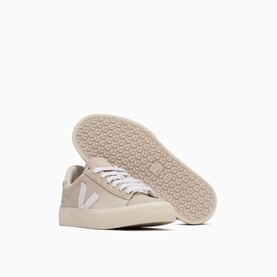 Shop Veja Campo Sneakers Cp0502485 In White/matcha