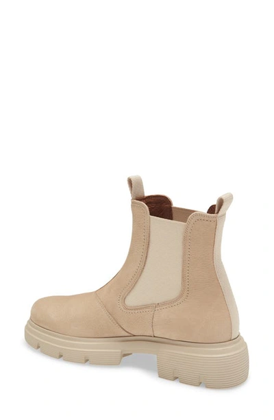 Shop Paul Green Junior Chelsea Boot In Almond Grained Nubuk