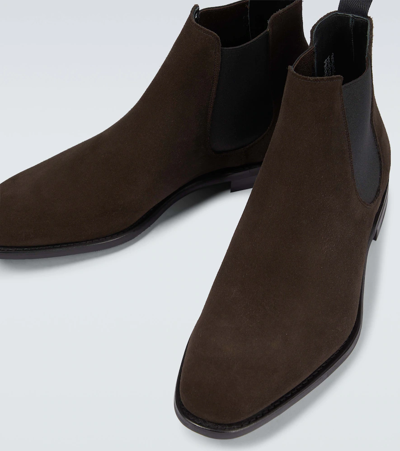 Shop Church's Superbuck Chelsea Boots In Ebony