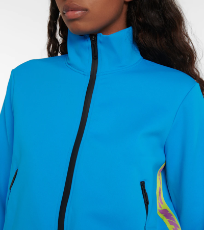 Shop Off-white Zipped Jacket In Blue
