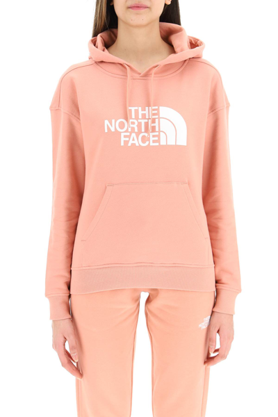 Shop The North Face Logo Hoodie In Pink