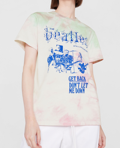 Shop Stella Mccartney Get Back Tie Dye T-shirt In Multicolour