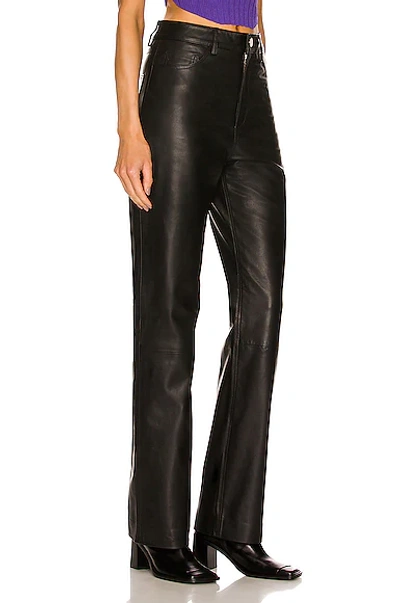 Shop Remain Lynn Leather Pant In Black
