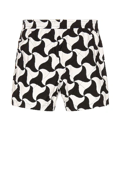 Shop Bottega Veneta Swimwear Boxer In Black & White