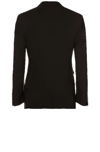 Tom Ford Plain Weave Suit In Black