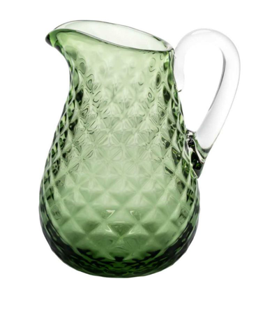 Shop Vista Alegre Buriti Glass Pitcher (2l) In Green