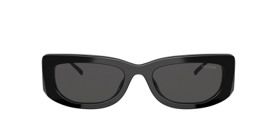 Shop Prada Woman Sunglasses Pr 14ys In Dark Grey