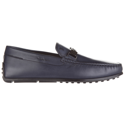 Shop Tod's Loafers In Blue