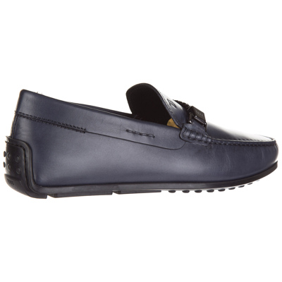 Shop Tod's Loafers In Blue