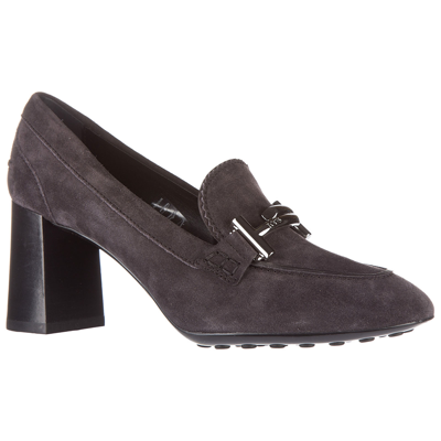 Shop Tod's Double T Pumps In Brown