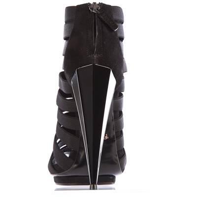 Shop Gucci Heeled Sandals In Black