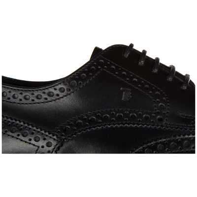 Shop Tod's Derby Shoes In Black