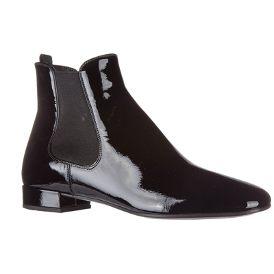 Shop Prada Ankle Boots In Black