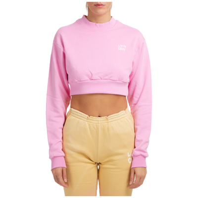 Shop Livincool Women's Sweatshirt In Pink