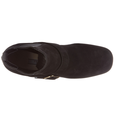 Shop Prada Heeled Boots In Black